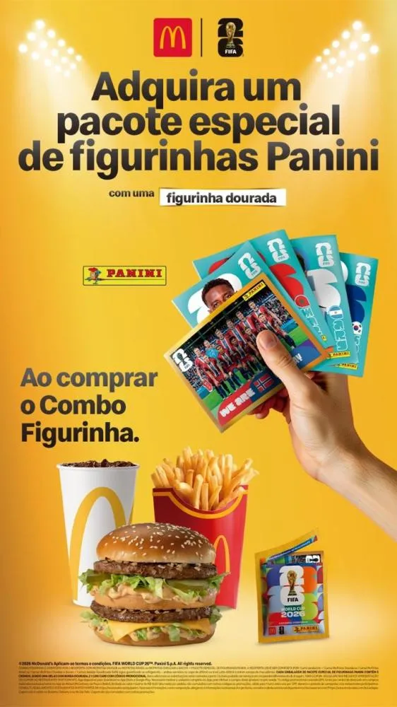 McDonald's e Panini celebram a tradição mais esperada da Copa: completar o álbum oficial do mundial