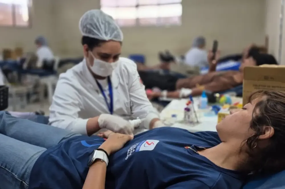 Hemopa realiza campanha de doação de sangue em parceria com escola de Ananindeua