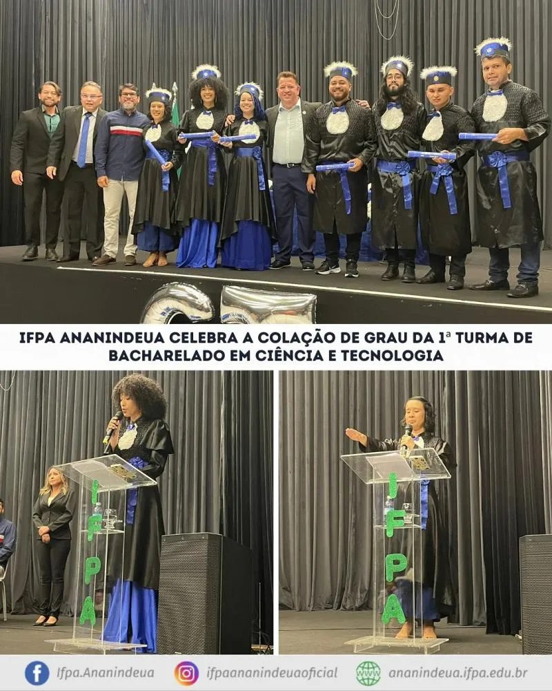 IFPA Campus Ananindeua celebra Primeira Colação de Grau em Ciência e Tecnologia