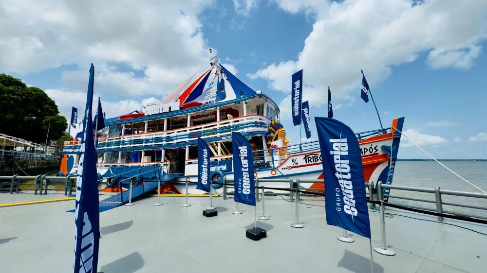 Exposição imersiva em barco leva público a uma jornada pela energia, sustentabilidade e cultura do Pará