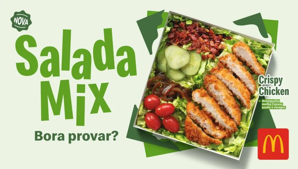Novidade fresquinha: chega no cardápio do Méqui a nova Salada Mix